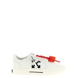 Off-White Bicolor Cotton Low Top Men's Sneakers